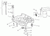 Toro 72064 (265-H) - 265-H Lawn and Garden Tractor, 1997 (7900001-7999999) Ersatzteile OIL PAN/LUBRICATION