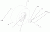 Toro 72064 (265-H) - 265-H Lawn and Garden Tractor, 1997 (7900001-7999999) Ersatzteile REAR WHEEL