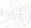Toro 72064 (265-H) - 265-H Lawn and Garden Tractor, 1997 (7900001-7999999) Ersatzteile SEAT