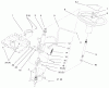 Toro 72064 (265-H) - 265-H Lawn and Garden Tractor, 1997 (7900001-7999999) Ersatzteile STEERING WHEEL AND TILT