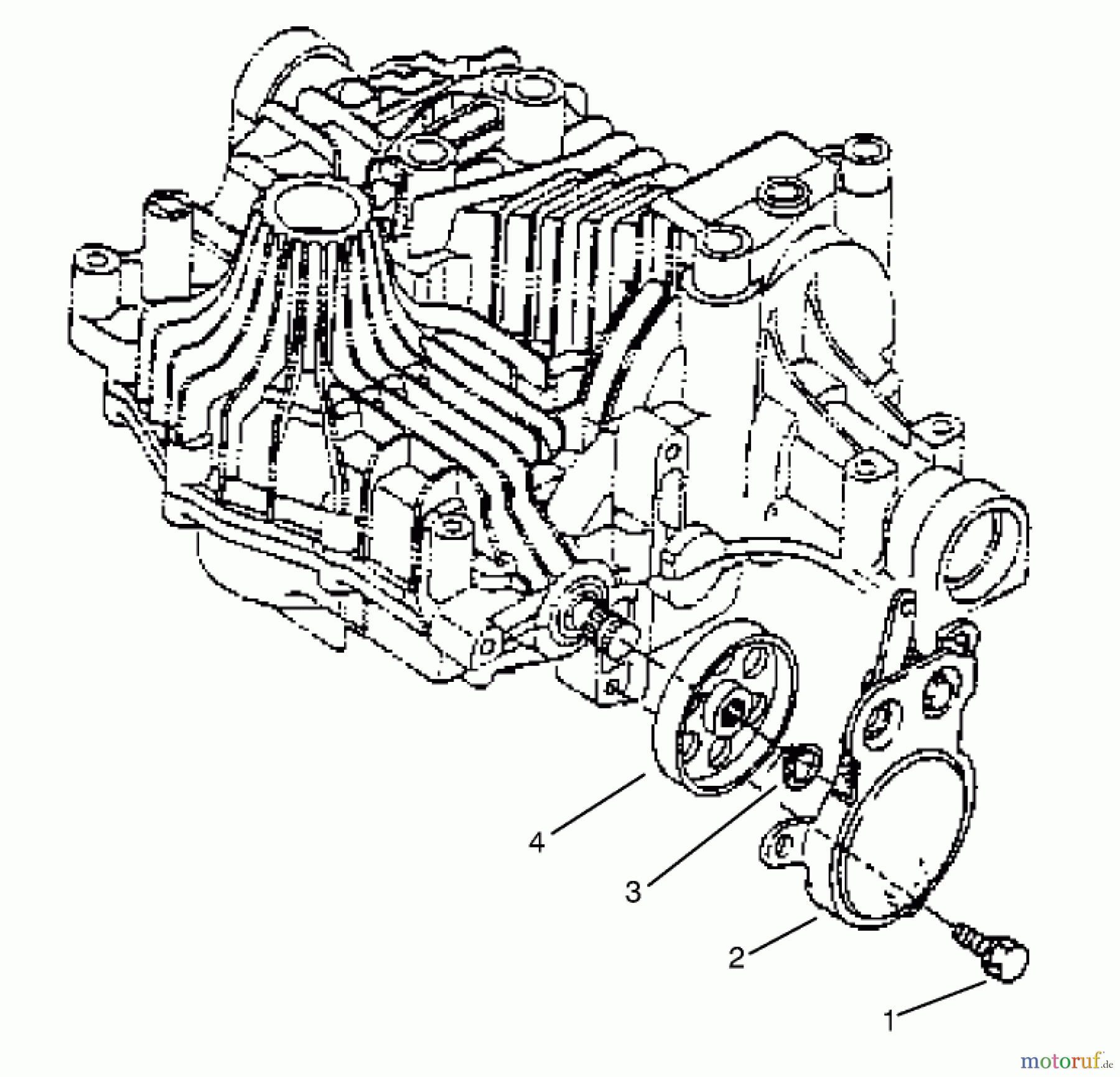 Toro Neu Mowers, Lawn & Garden Tractor Seite 1 72046 (265-H) - Toro 265-H Lawn and Garden Tractor, 1998 (8900001-8900399) BRAKE