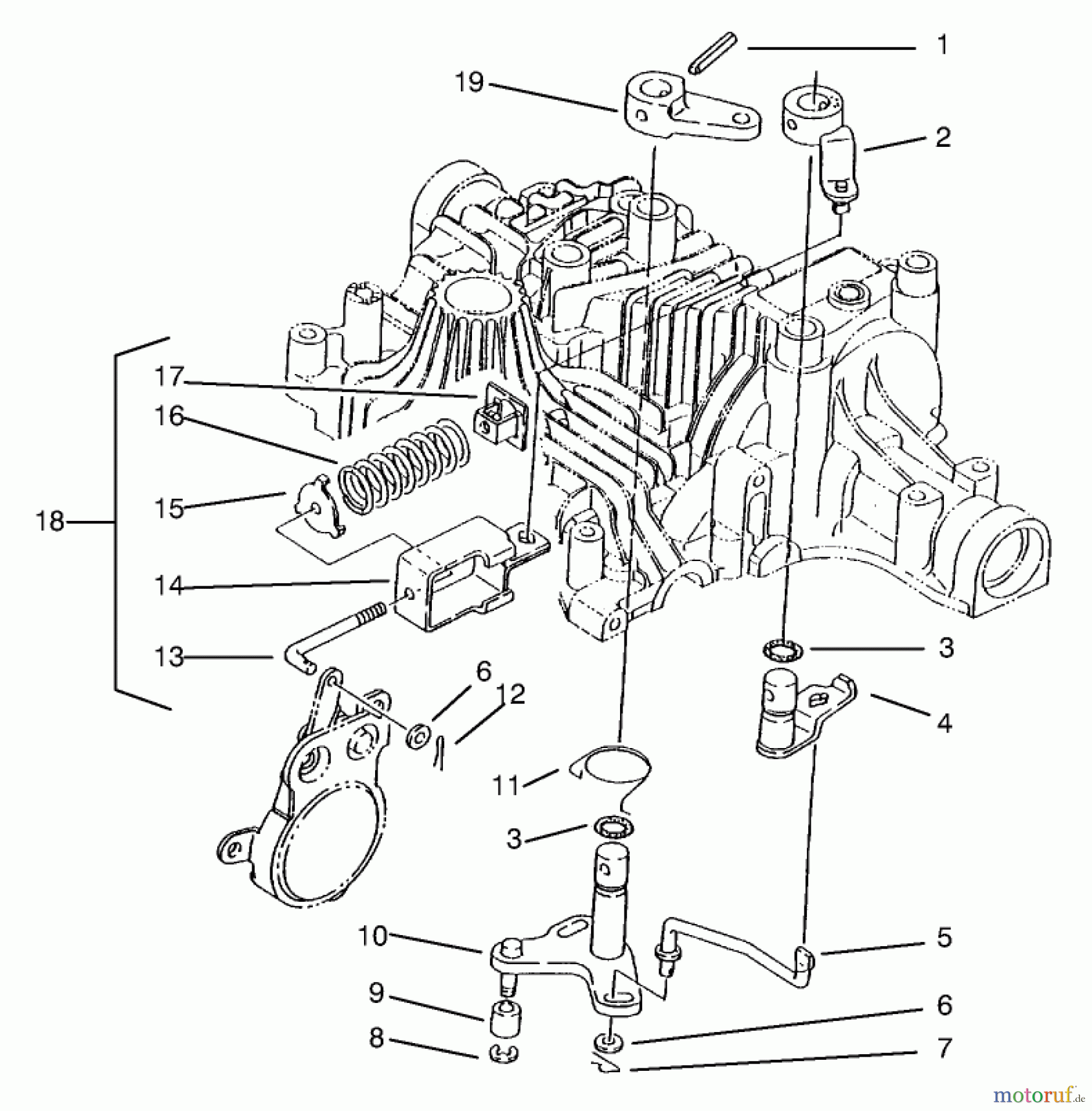 Toro Neu Mowers, Lawn & Garden Tractor Seite 1 72046 (265-H) - Toro 265-H Lawn and Garden Tractor, 1998 (8900001-8900399) BRAKE INTERLOCK