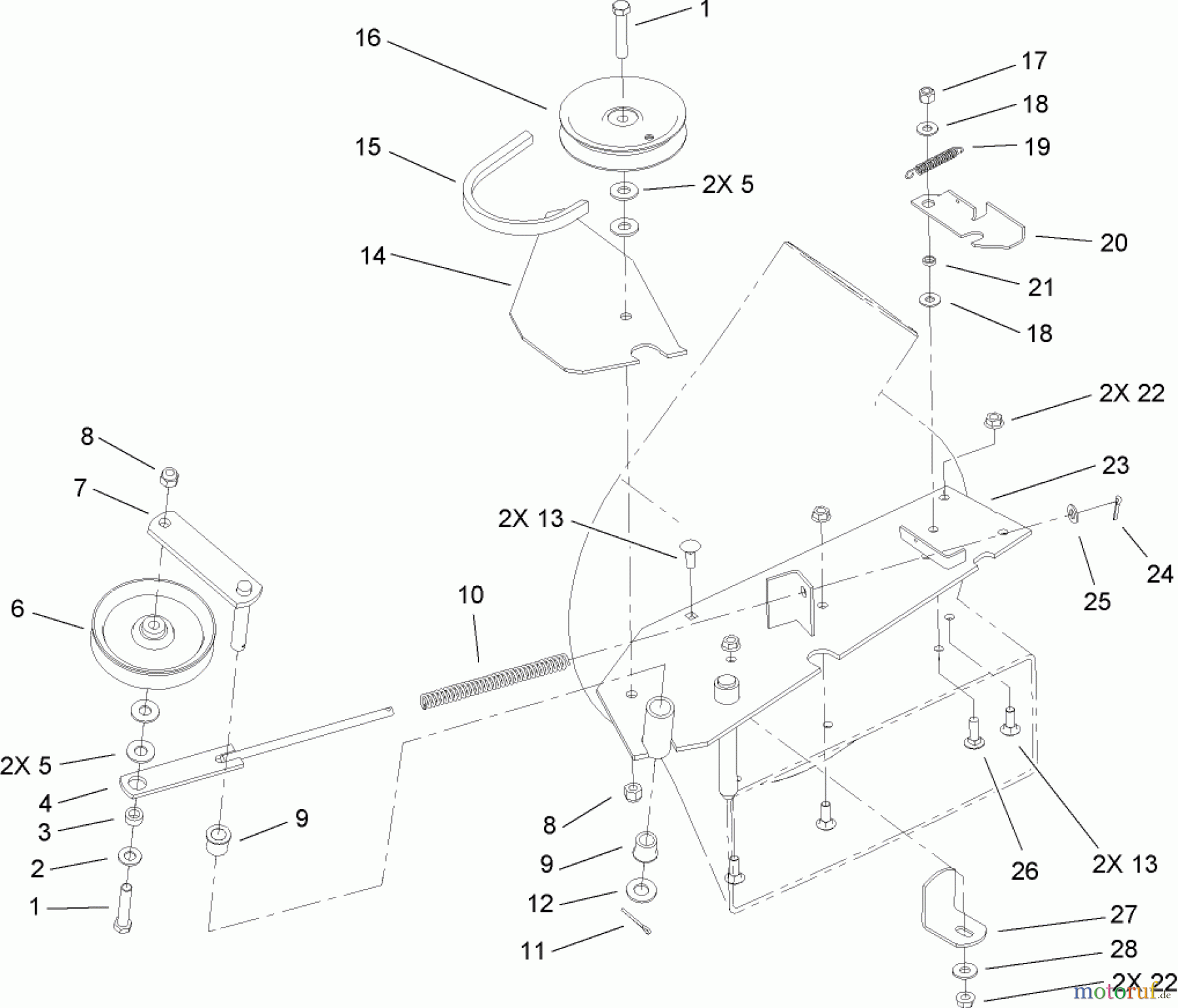 Toro Neu Accessories, Mower 79163 - Toro 44