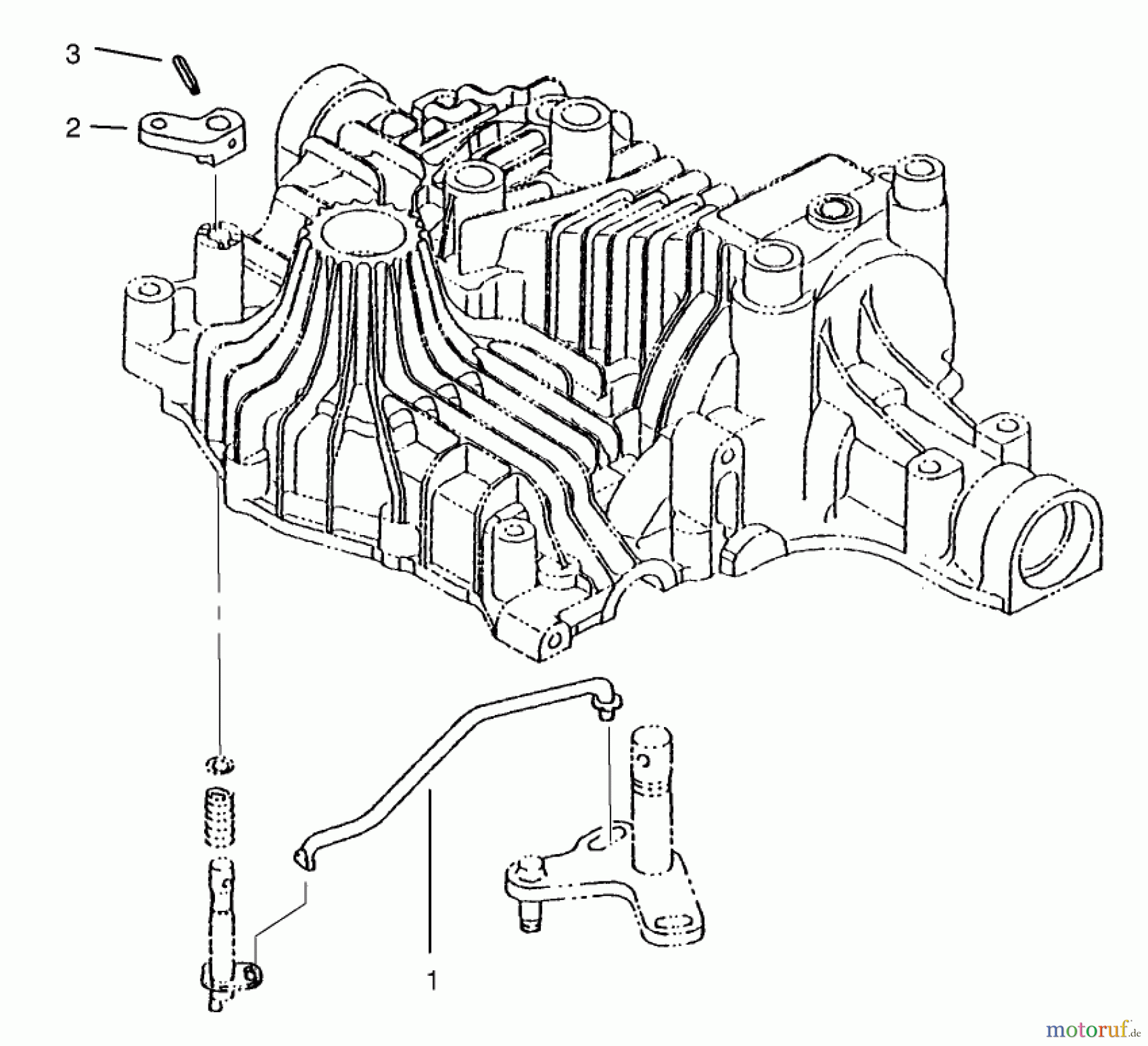 Toro Neu Mowers, Lawn & Garden Tractor Seite 1 72046 (265-H) - Toro 265-H Lawn and Garden Tractor, 1998 (8900001-8900399) BYPASS RETURN