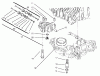 Toro 72046 (265-H) - 265-H Lawn and Garden Tractor, 1998 (8900001-8900399) Ersatzteile CENTER CASE