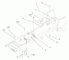 Toro 72046 (265-H) - 265-H Lawn and Garden Tractor, 1998 (8900001-8900399) Ersatzteile FRAME