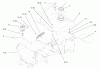 Toro 72046 (265-H) - 265-H Lawn and Garden Tractor, 1998 (8900001-8900399) Ersatzteile FUEL TANK AND HYDRO RESERVOIR