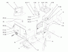 Toro 72046 (265-H) - 265-H Lawn and Garden Tractor, 1998 (8900001-8900399) Ersatzteile HOODSTAND AND FIREWALL