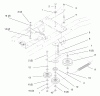 Toro 72046 (265-H) - 265-H Lawn and Garden Tractor, 1998 (8900001-8900399) Ersatzteile HYDRO DRIVE COMPONENTS