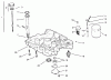 Toro 72046 (265-H) - 265-H Lawn and Garden Tractor, 1998 (8900001-8900399) Ersatzteile OIL PAN/LUBRICATION