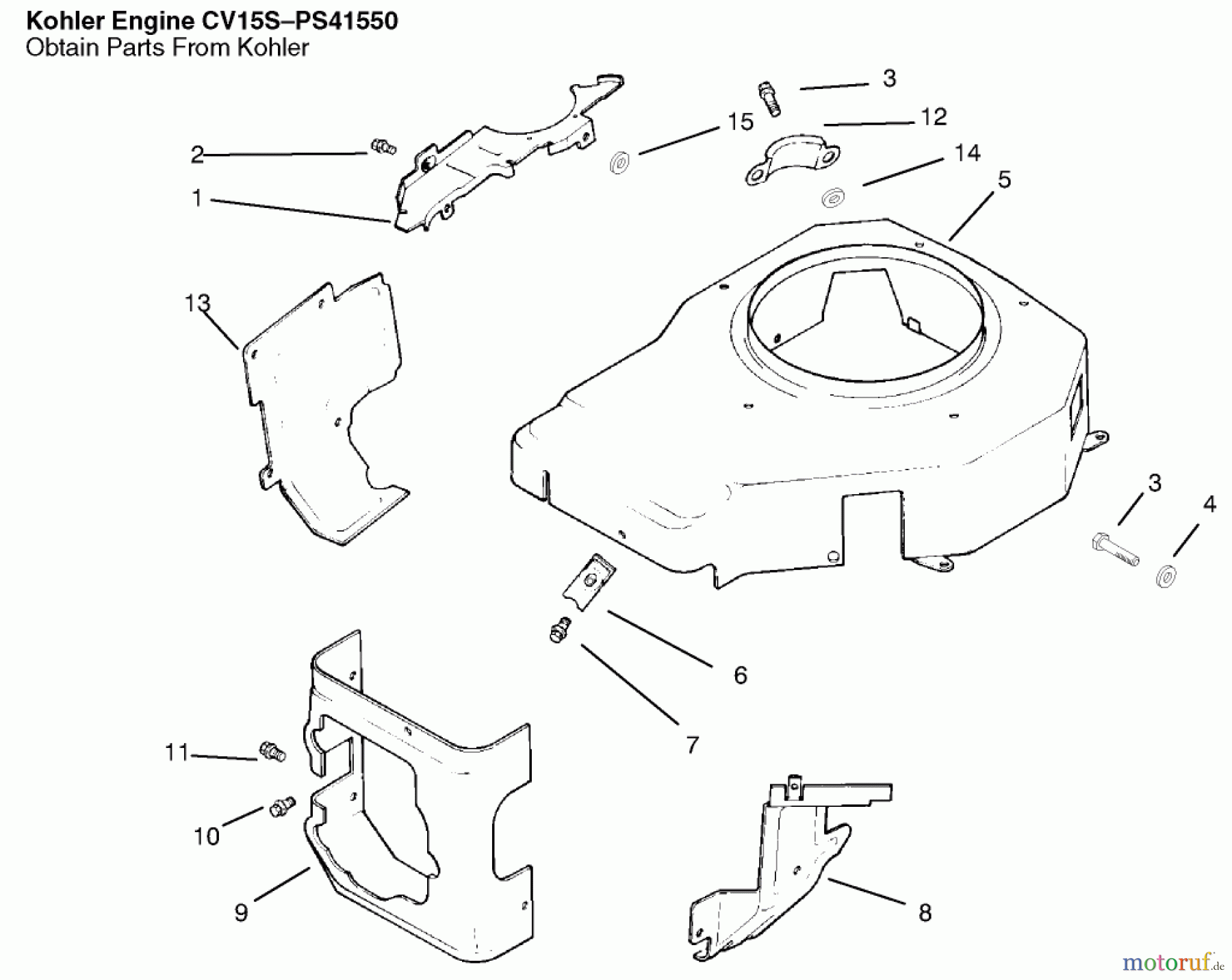 Toro Neu Mowers, Lawn & Garden Tractor Seite 1 72047 (265-6) - Toro 265-6 Lawn and Garden Tractor, 1999 (9900001-9999999) BLOWER HOUSING & BAFFLES