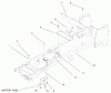 Toro 72047 (265-6) - 265-6 Lawn and Garden Tractor, 1999 (9900001-9999999) Ersatzteile FRAME ASSEMBLY