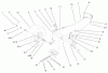 Toro 72047 (265-6) - 265-6 Lawn and Garden Tractor, 1999 (9900001-9999999) Ersatzteile FRONT AXLE ASSEMBLY