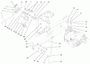 Toro 72047 (265-6) - 265-6 Lawn and Garden Tractor, 1999 (9900001-9999999) Ersatzteile GEAR SHIFT LINKAGE ASSEMBLY
