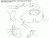 Toro 72048 (265-H) - 265-H Lawn and Garden Tractor, 1999 (9900001-9999999) Ersatzteile BLOWER HOUSING & BAFFLES
