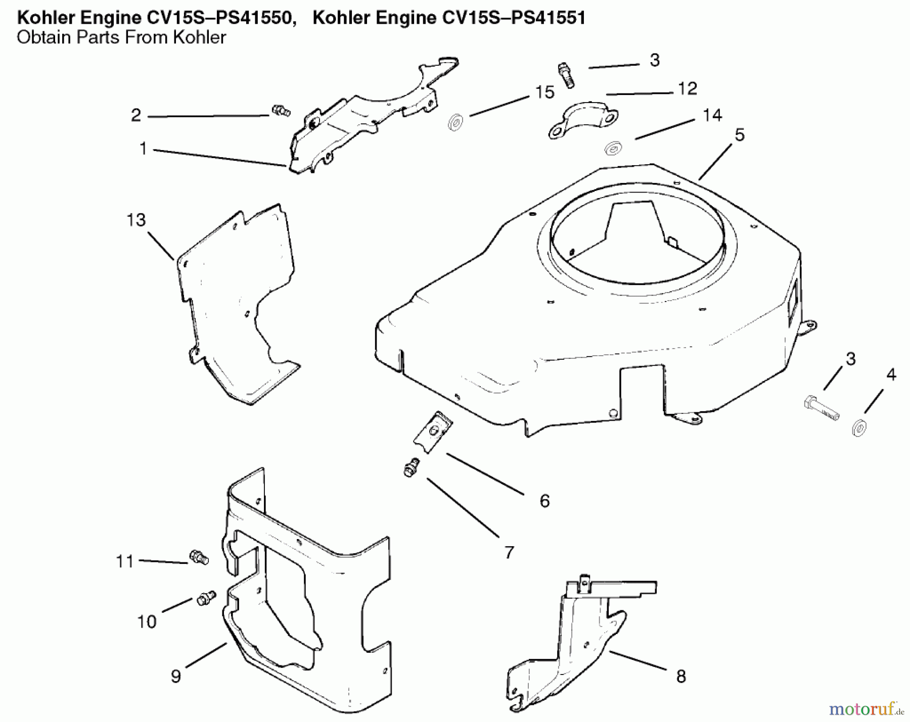 Toro Neu Mowers, Lawn & Garden Tractor Seite 1 72048 (265-H) - Toro 265-H Lawn and Garden Tractor, 1999 (9900001-9999999) BLOWER HOUSING & BAFFLES