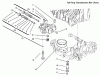 Toro 72048 (265-H) - 265-H Lawn and Garden Tractor, 1999 (9900001-9999999) Ersatzteile CENTER CASE