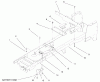 Toro 72048 (265-H) - 265-H Lawn and Garden Tractor, 1999 (9900001-9999999) Ersatzteile FRAME ASSEMBLY