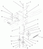 Toro 72048 (265-H) - 265-H Lawn and Garden Tractor, 1999 (9900001-9999999) Ersatzteile HYDRO DRIVE COMPONENTS ASSEMBLY