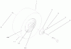Toro 72048 (265-H) - 265-H Lawn and Garden Tractor, 1999 (9900001-9999999) Ersatzteile REAR WHEEL ASSEMBLY