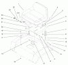 Toro 72048 (265-H) - 265-H Lawn and Garden Tractor, 1999 (9900001-9999999) Ersatzteile SEAT ASSEMBLY