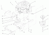 Toro 72048 (265-H) - 265-H Lawn and Garden Tractor, 1999 (9900001-9999999) Ersatzteile SINGLE CYL. ENGINE, MUFFLER, & PTO ASSEMBLY