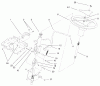 Toro 72048 (265-H) - 265-H Lawn and Garden Tractor, 1999 (9900001-9999999) Ersatzteile STEERING WHEEL & TILT ASSEMBLY