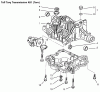 Toro 72048 (265-H) - 265-H Lawn and Garden Tractor, 1999 (9900001-9999999) Ersatzteile TRANSAXLE CASE