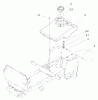 Toro 72049 (265-6) - 265-6 Lawn and Garden Tractor, 2000 (200000001-200999999) Ersatzteile FUEL TANK ASSEMBLY