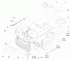 Toro 72049 (265-6) - 265-6 Lawn and Garden Tractor, 2000 (200000001-200999999) Ersatzteile HOOD & GRILL ASSEMBLY