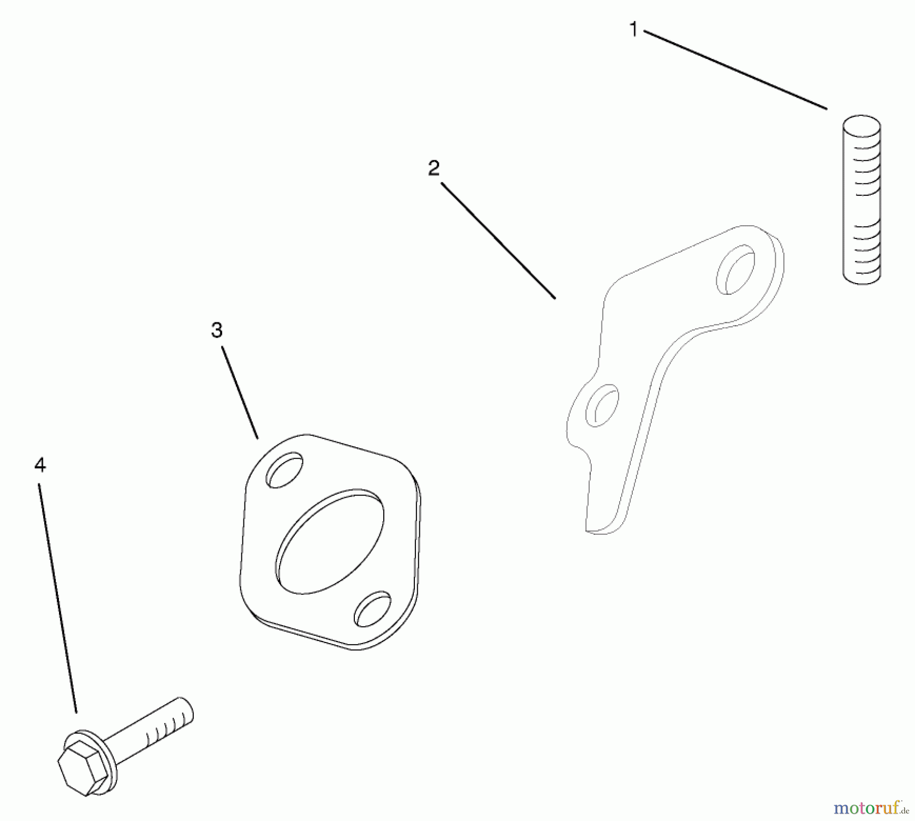 Toro Neu Mowers, Lawn & Garden Tractor Seite 1 72050 (265-H) - Toro 265-H Lawn and Garden Tractor, 2000 (200000001-200999999) EXHAUST #2