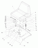 Toro 72071 (265-H) - 265-H Lawn and Garden Tractor, 2000 (200000001-200999999) Ersatzteile SEAT ASSEMBLY