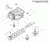 Toro 72051 (265-H) - 265-H Lawn and Garden Tractor, 2001 (210000001-210999999) Ersatzteile CRANKCASE ASSEMBLY