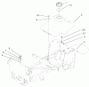 Toro 72051 (265-H) - 265-H Lawn and Garden Tractor, 2001 (210000001-210999999) Ersatzteile FUEL TANK ASSEMBLY