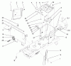 Toro 72051 (265-H) - 265-H Lawn and Garden Tractor, 2001 (210000001-210999999) Ersatzteile HOODSTAND AND FIREWALL ASSEMBLY