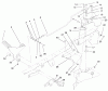 Toro 72051 (265-H) - 265-H Lawn and Garden Tractor, 2001 (210000001-210999999) Ersatzteile HYDRAULIC CONTROLS ASSEMBLY