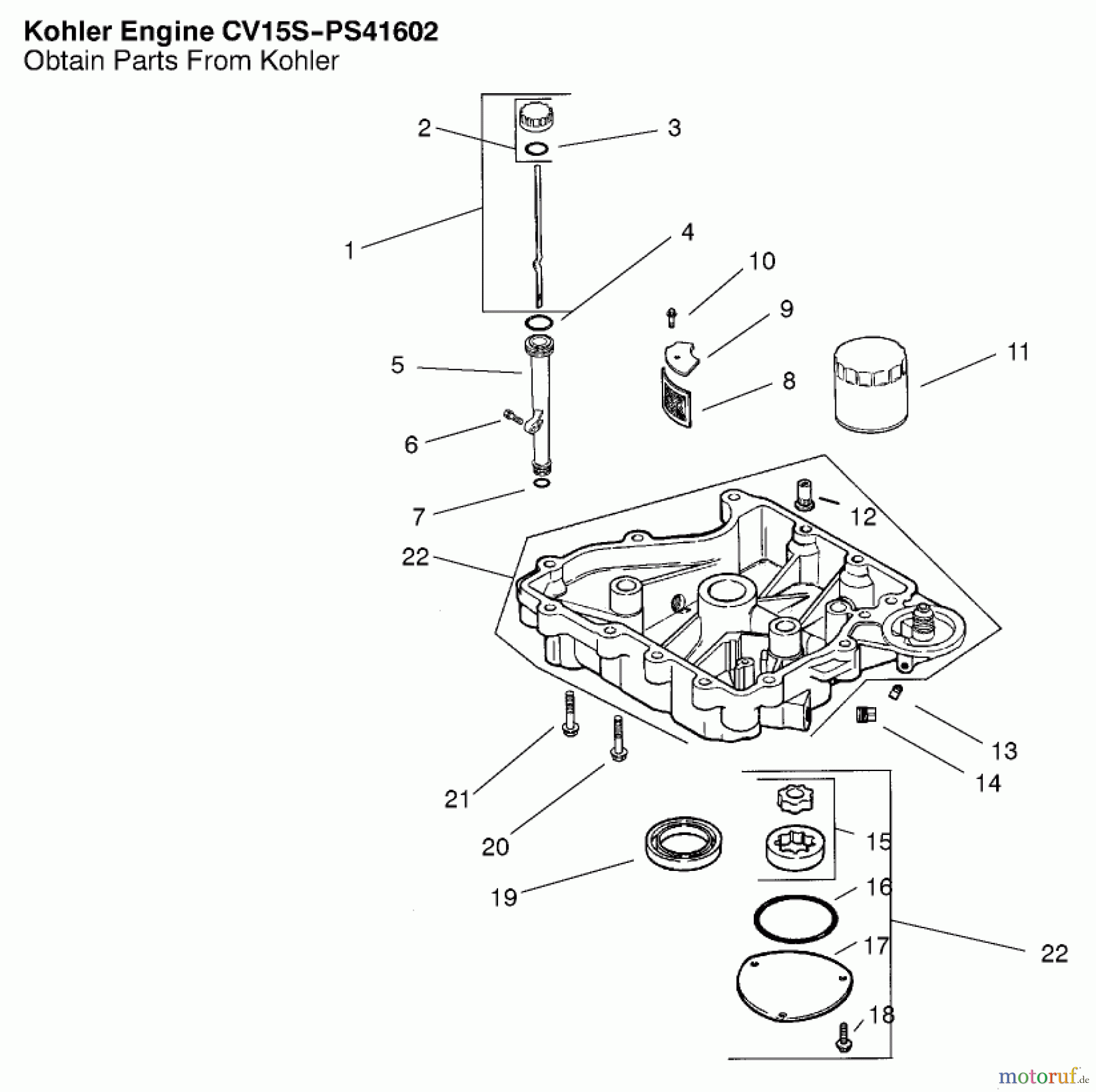 Toro Neu Mowers, Lawn & Garden Tractor Seite 1 72051 (265-H) - Toro 265-H Lawn and Garden Tractor, 2001 (210000001-210999999) OIL PAN AND LUBRICATION ASSEMBLY