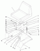 Toro 72051 (265-H) - 265-H Lawn and Garden Tractor, 2001 (210000001-210999999) Ersatzteile SEAT ASSEMBLY