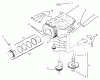 Toro 72072 (266-HE) - 266-HE Lawn and Garden Tractor, 2002 (220000001-220999999) Ersatzteile CRANKCASE ASSEMBLY KOHLER MODELS CV460S-26505 AND CV460S-26506