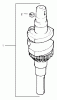 Toro 72072 (266-HE) - 266-HE Lawn and Garden Tractor, 2002 (220000001-220999999) Ersatzteile CRANKSHAFT ASSEMBLY KOHLER MODELS CV460S-26505 AND CV460S-26506