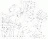 Toro 72072 (266-HE) - 266-HE Lawn and Garden Tractor, 2002 (220000001-220999999) Ersatzteile LIFT LEVER ARM AND HEIGHT-OF-CUT ASSEMBLY