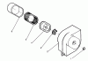 Toro 72060 (244-5) - 244-5 Yard Tractor, 1993 (3900001-3999999) Ersatzteile AIR CLEANER ASSEMBLY