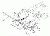 Toro 72060 (244-5) - 244-5 Yard Tractor, 1993 (3900001-3999999) Ersatzteile BRAKE AND CLUTCH PEDAL ASSEMBLY
