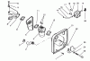 Toro 72060 (244-5) - 244-5 Yard Tractor, 1993 (3900001-3999999) Ersatzteile CARBURETOR AND FUEL PUMP