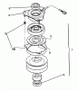 Toro 72060 (244-5) - 244-5 Yard Tractor, 1993 (3900001-3999999) Ersatzteile CLUTCH ASSEMBLY 92-1686