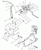 Toro 72060 (244-5) - 244-5 Yard Tractor, 1993 (3900001-3999999) Ersatzteile GOVERNOR LINKAGE & COVER ASSEMBLY