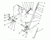 Toro 72060 (244-5) - 244-5 Yard Tractor, 1993 (3900001-3999999) Ersatzteile LIFT BAR LINKAGE ASSEMBLY