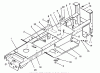 Toro 72060 (244-5) - 244-5 Yard Tractor, 1993 (3900001-3999999) Ersatzteile MAIN FRAME ASSEMBLY