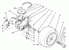 Toro 72060 (244-5) - 244-5 Yard Tractor, 1993 (3900001-3999999) Ersatzteile REAR WHEEL AND TRANSMISSION ASSEMBLY