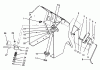 Toro 72060 (244-5) - 244-5 Yard Tractor, 1993 (3900001-3999999) Ersatzteile STEERING SHAFT AND INDICATOR ASSEMBLY